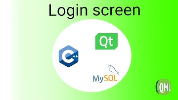 Login screen in QT [QML,C++,MYSQL]