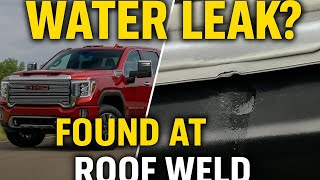 2020 GMC Sierra Denali | Hidden Interior Water Leak FIXED! (Roof Weld Leak Explained)