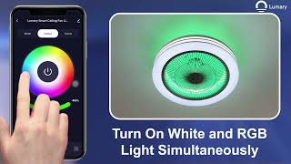 Lumary  Smart Fan Light (L-CFL18A1)— functionalities &Tutorials by Lumary Smart Home 127 views 8 months ago 1 minute, 31 seconds