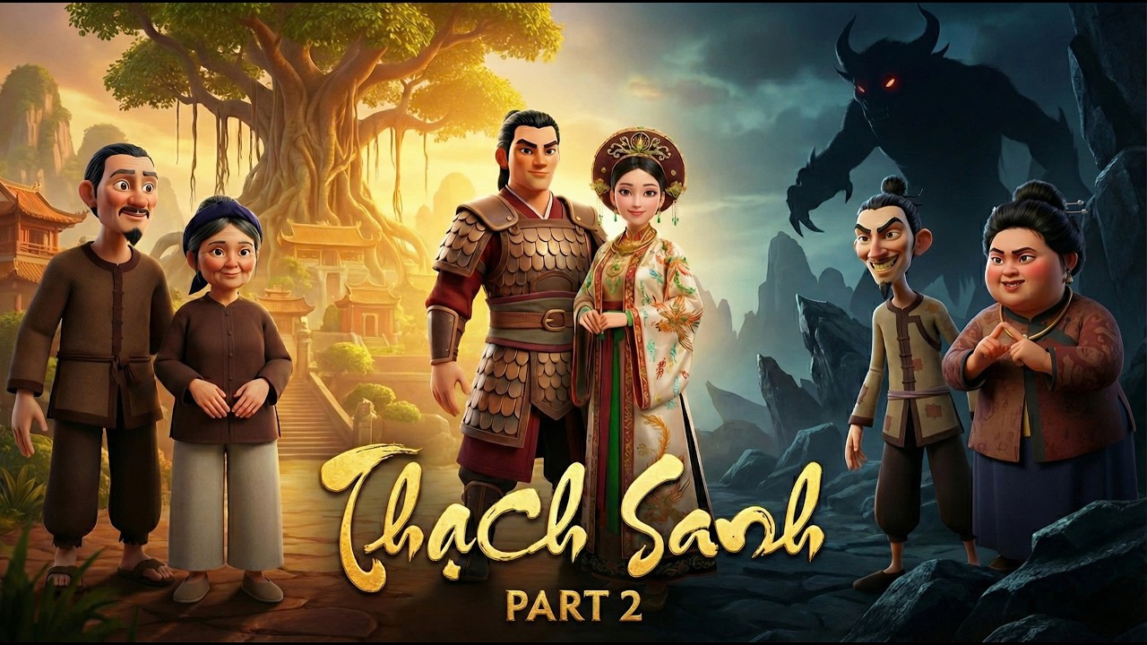 Thạch Sanh (Phần 2): Lý Thông Cướp Công Chém Trăn Tinh & Mũi Tên Vàng Bắn Đại Bàng