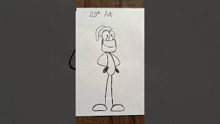 Drawing Rico Animation Funny Character 😂#funny #animation #shorts