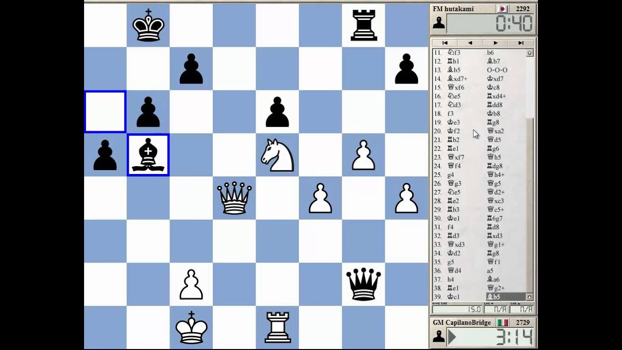 Блиц-комментатор на Хикару Накамуре