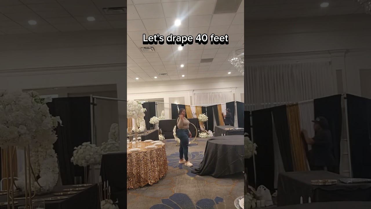 40 Feet Wedding Draping 