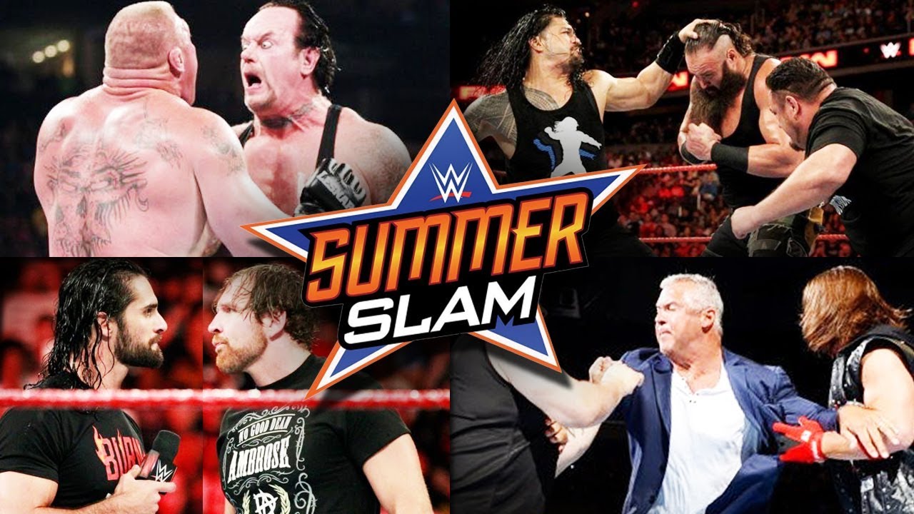 WWE Summerslam 2017 Full Match Card Predictions!