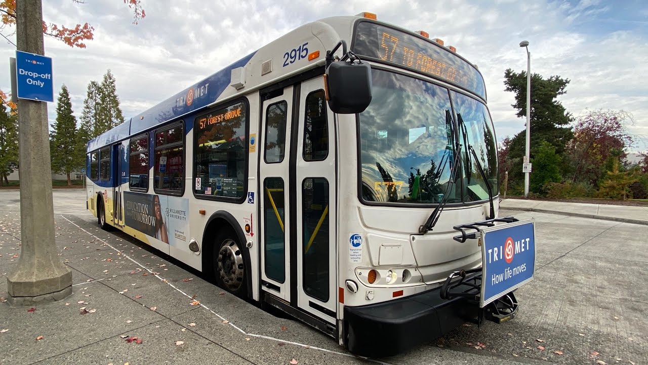 TriMet 2009 New Flyer D40LFR 2915 YouTube