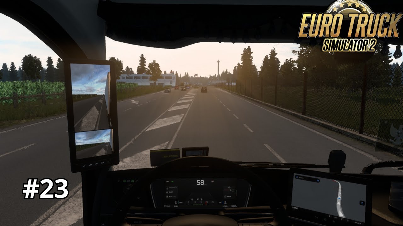 Chill Hauling on a country side road to delivery cheese | With Volvo FH6 | ETS2 No Commentary