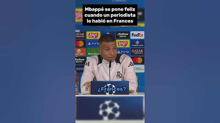 La felicidad de Mbappé cuando un periodista le habló en Francés