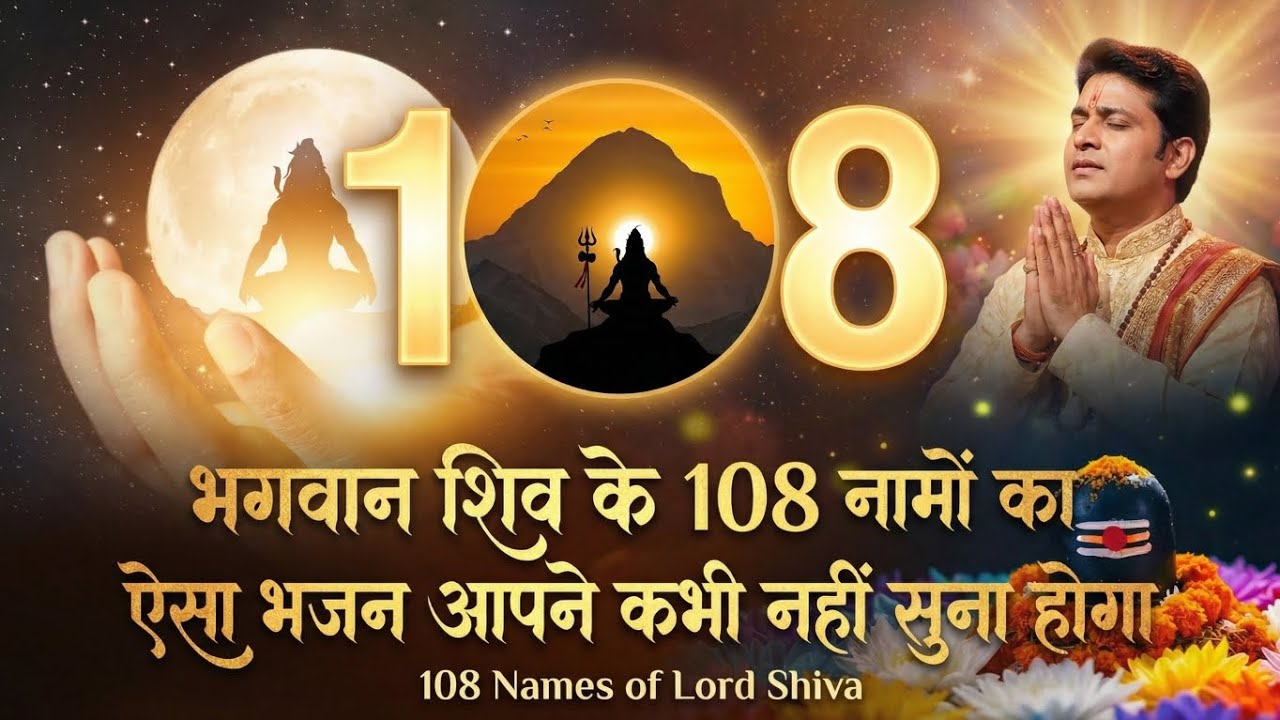 POWERFUL 108 NAMES OF LORD SHIVA | Om Namah Shivaya Chanting | Meditation | Remove Negative Energy