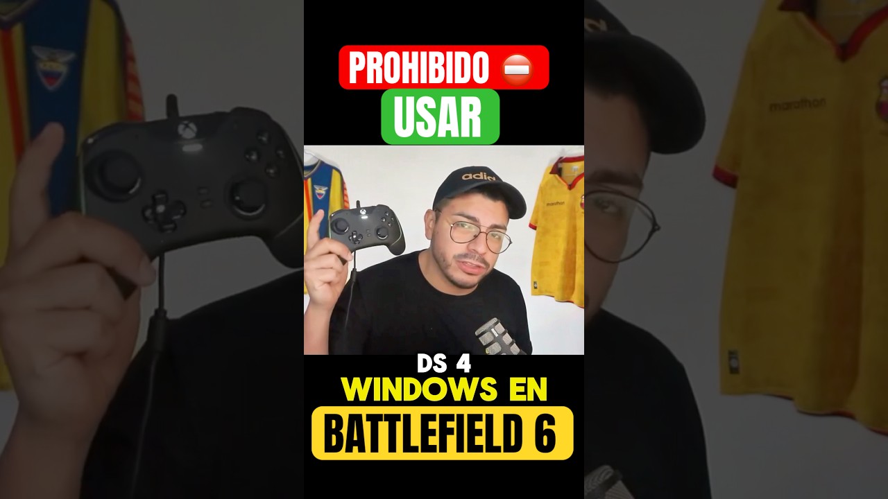 BATTLEFIELD 6 prohíbe DS4 WINDOWS en su juego, adiós truquitos 🥹 
