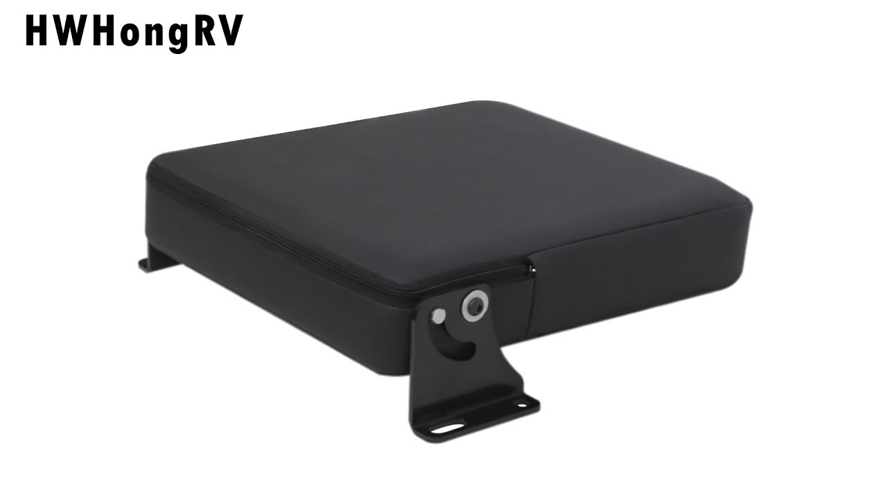 HWHongRV Auto-Folding Wall-Mounted Seat – Space-Saving RV & Bus Retractable Seat