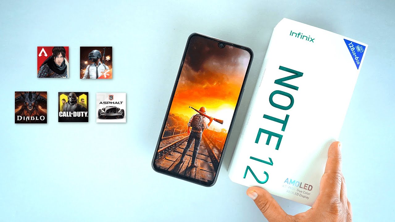 Infinix Note 12 Gaming Test | PUBG, Apex Legends, Diablo Immortal