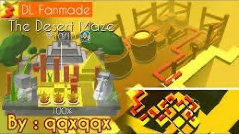 Max Line-Desert Maze(Created by qqxqqx)|Dancing Line Fanmade