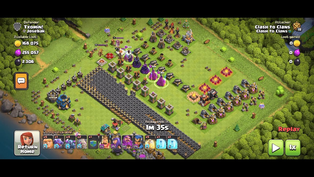 Toxomin vs Clash to Clans | Clash of Clans Defenseless Town Hall 12 Creative Attack | Video 19
