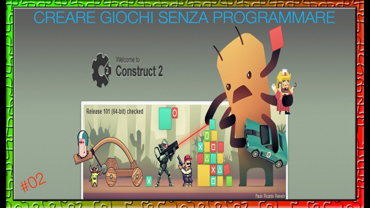 Tutorial Construct 2 ITA #02 - La finestra, gli sprite e le animazioni ...