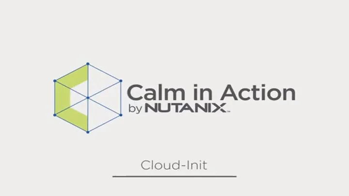 Calm in Action: Cloud-Init