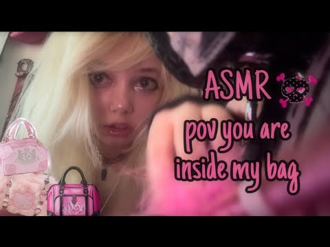 ASMR but your inside my bag👛 (lofi fast and aggressive, rummaging)
