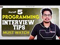 5 Programming Interview Tips | Telugu 
