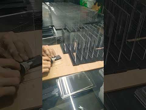 Produção displays acrílico