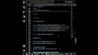 AI Face Scanner Animation Project using HTML, CSS & JavaScript #coding #programming #javascript