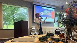 Consumer First Alert reporter Tammy Elliott leads talk about scams