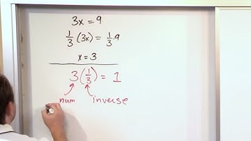 Lesson 17 - Inverse Of A 2x2 Matrix (Linear Algebra)