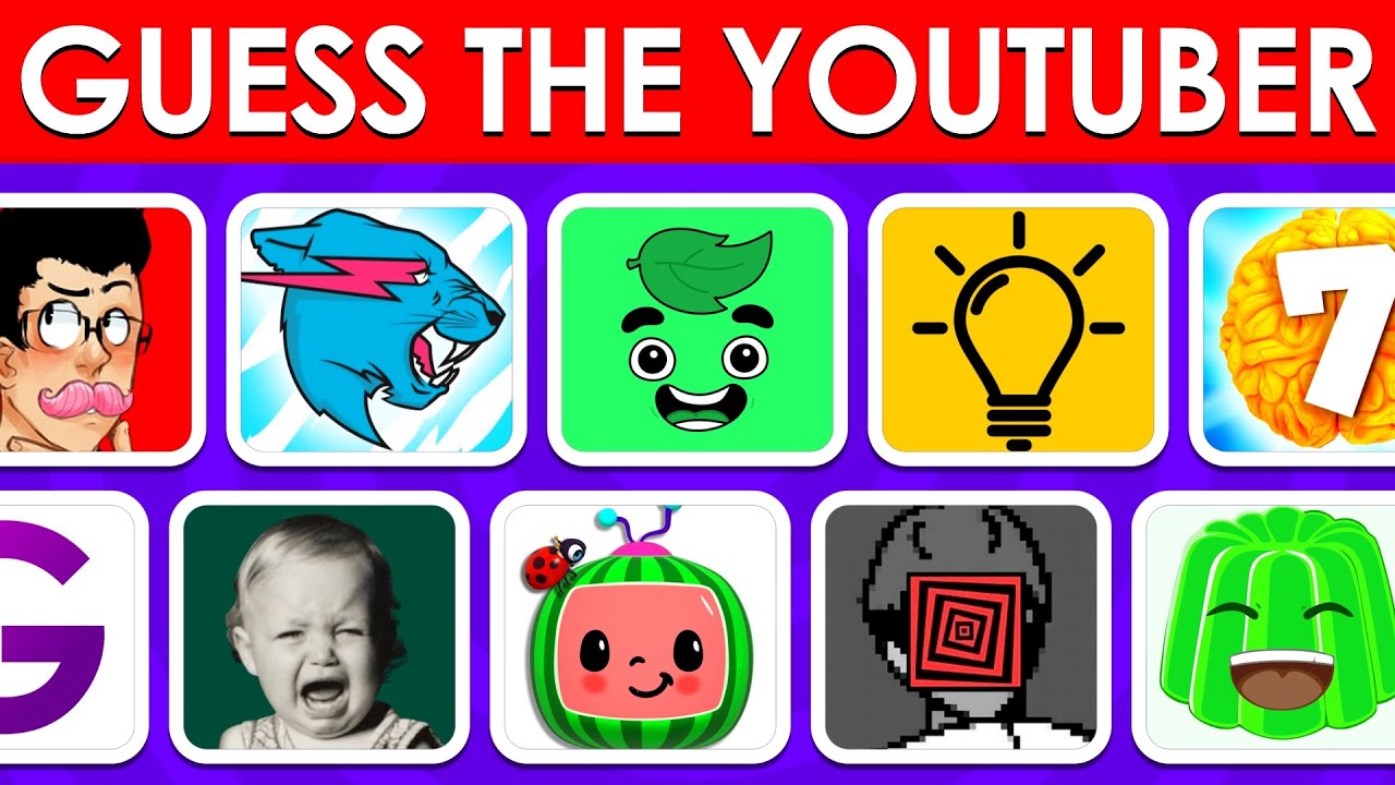 Guess the YouTuber by the Logo | YouTuber Logo Quiz - YouTube
