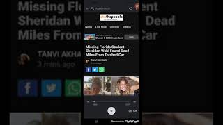 Within 3 days sheridan wahl was found murdered and her car 10 miles away all burnt up