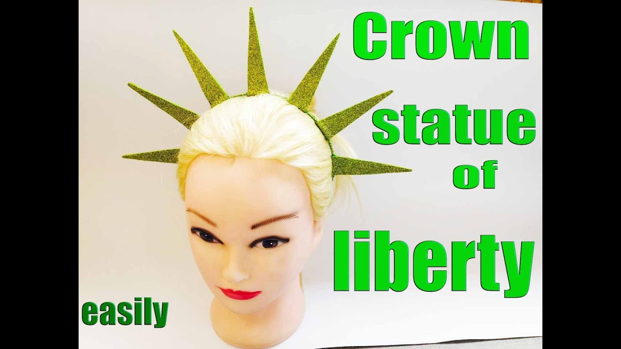 How To Make Statue Of Liberty Crown Step By Step