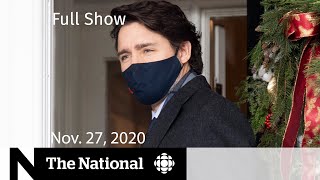 CBC News: The National | Canadian Armed Forces to help with vaccine rollout | Nov. 27, 2020
