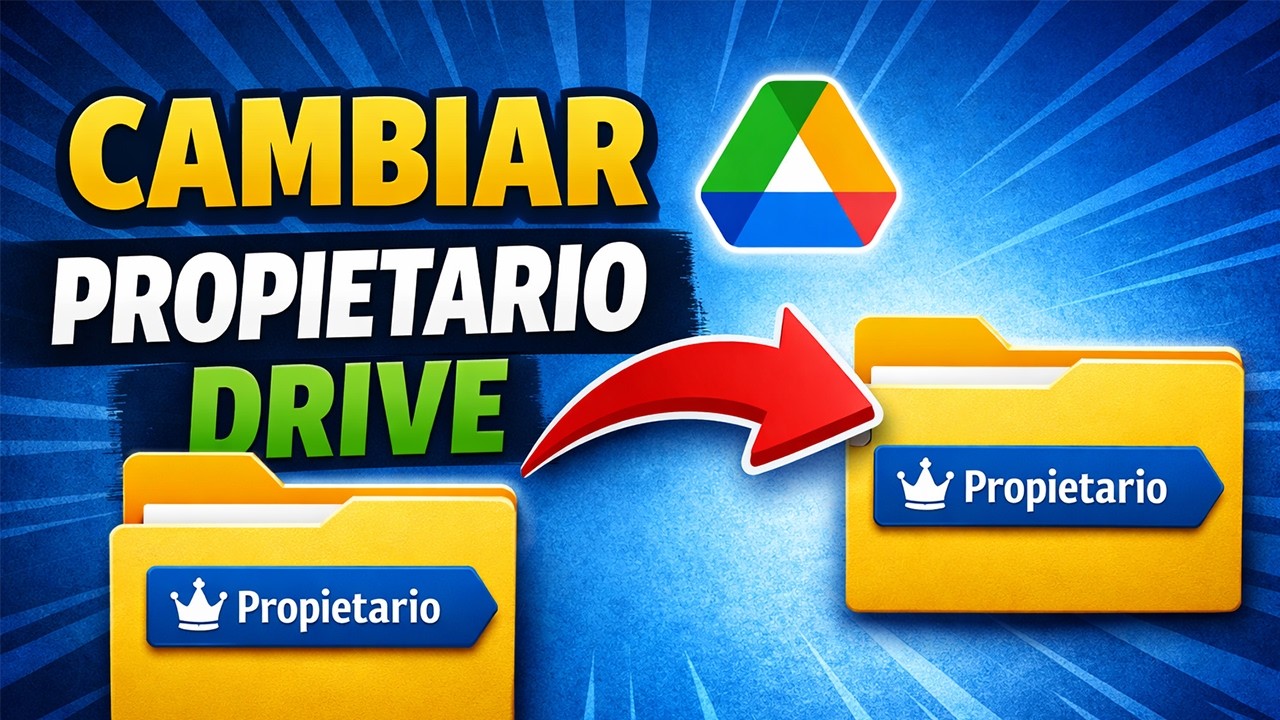 Cómo cambiar el PROPIETARIO de una carpeta en DRIVE | Tutorial paso a ...