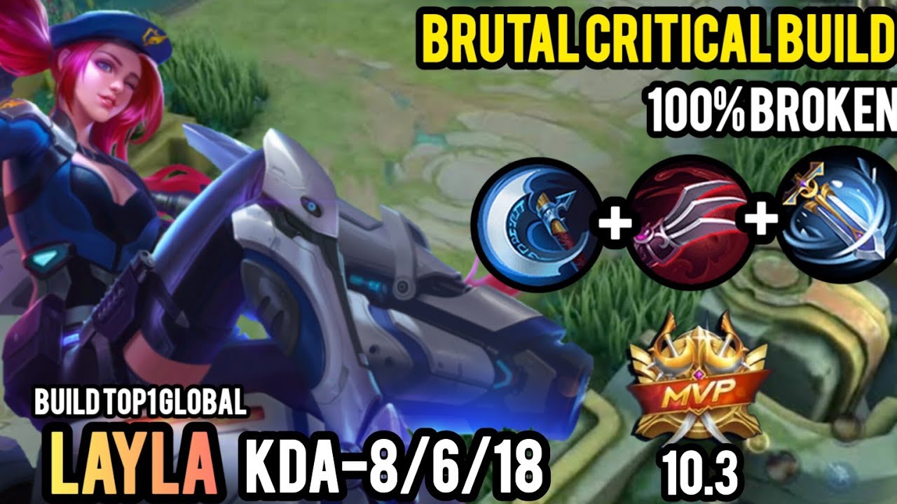 Layla Life Steal Broken With Best  Items - Build Top 1 Global Layla~MLBB