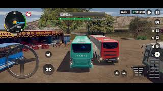 Bus simulator game luxury bus Bangalore to Kolkata Radhe driving screenshot 5