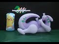 Hongyi x inflatable purple dragon