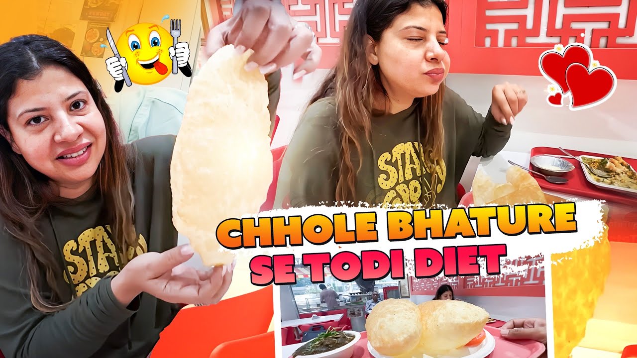 CHHOLE BHATURE after AGES❤️