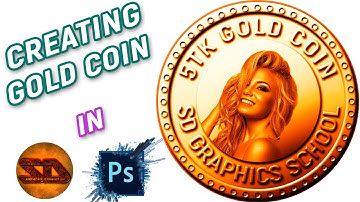Creating Gold Coin In Photoshop CS6 - SD Creative Productions