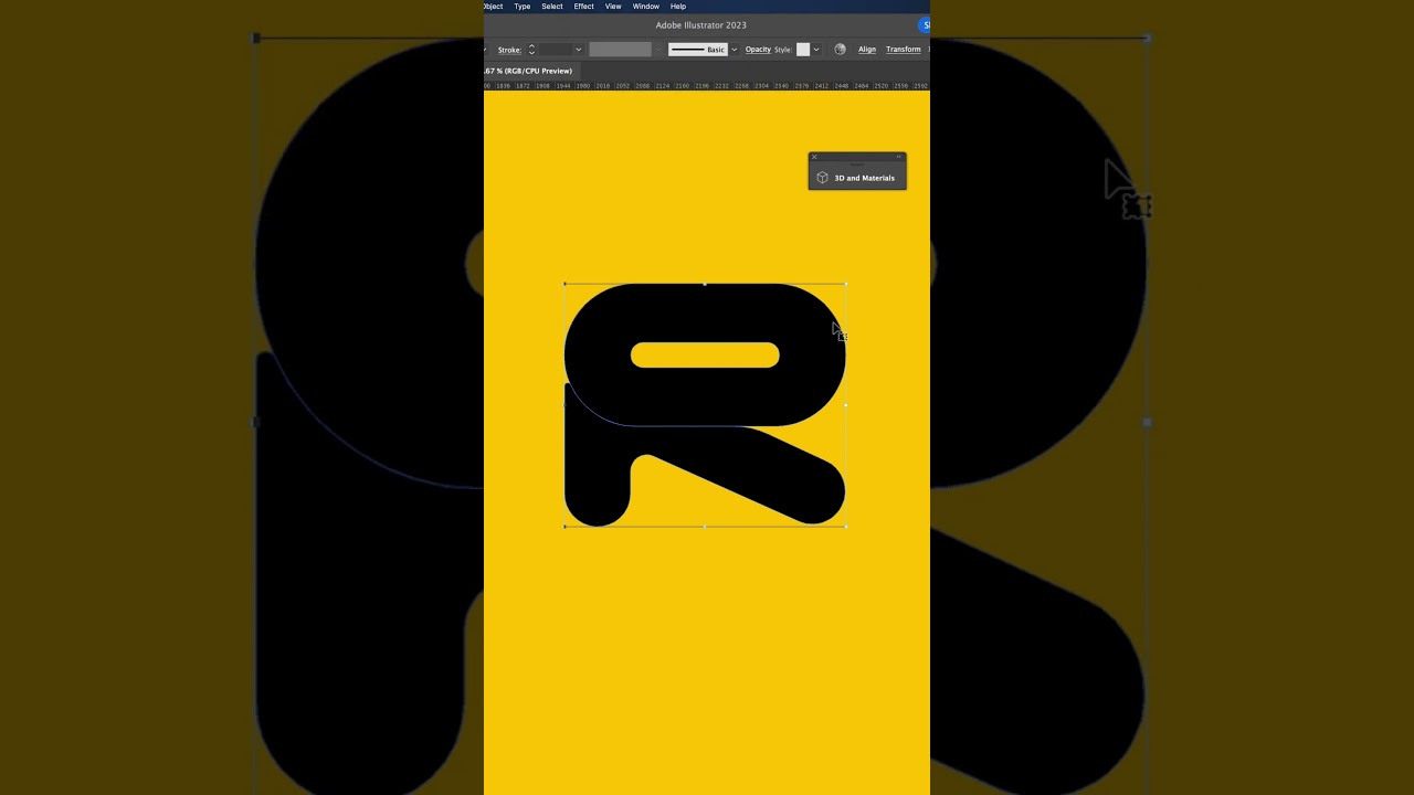 A quick overview of the illustrator 3D Feature + Adobe Substance Materials