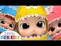 Baby Dino Dino Party | Dinosaur Song | Little Angel Nursery Rhymes