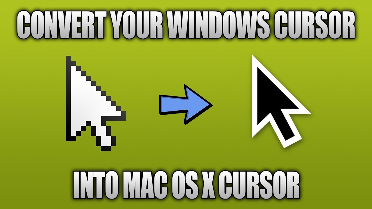 como descargar los cursores de mac y de windows - YouTube