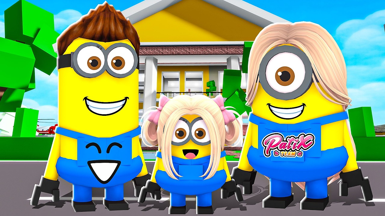 ZAŁOŻYŁEM RODZINE MINIONKÓW na BROOKHAVEN w Roblox!