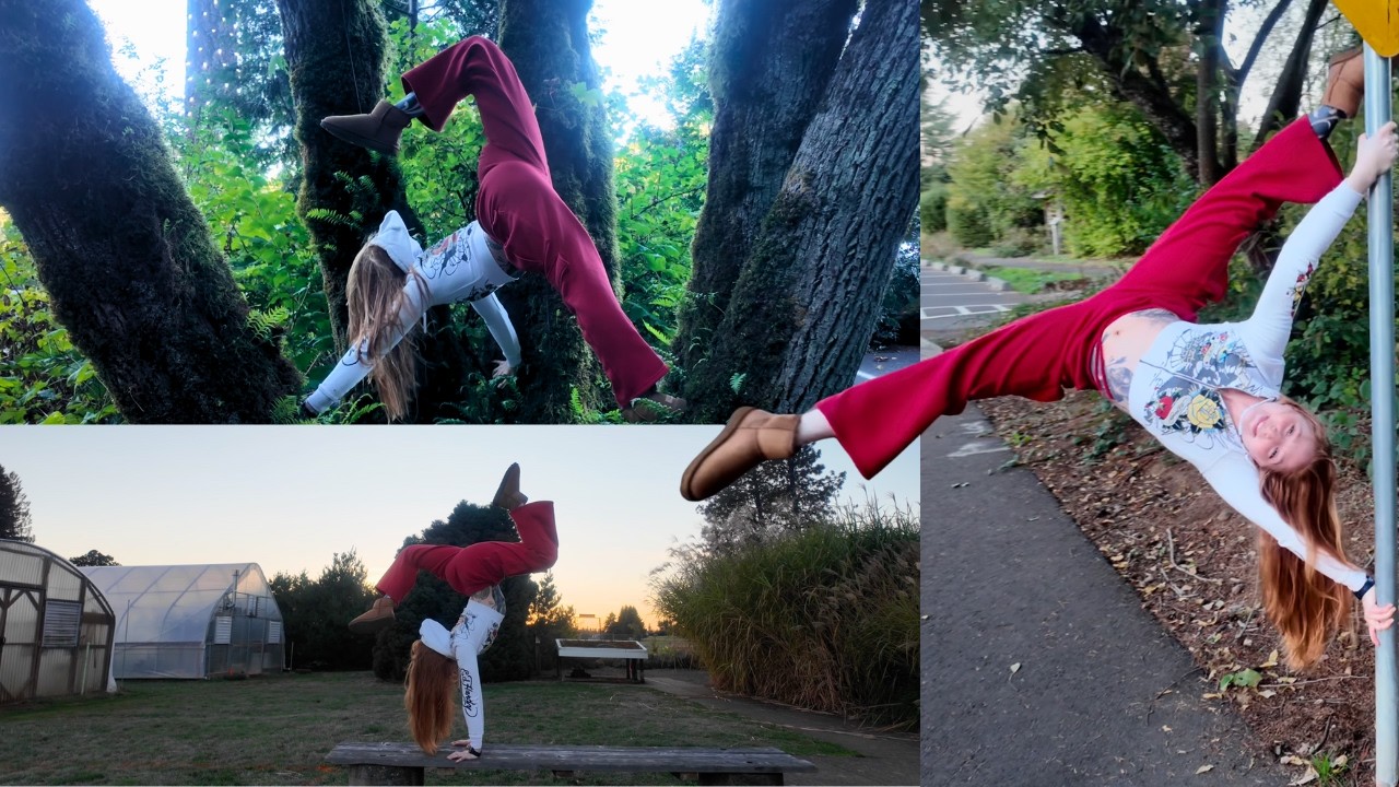 Исследуем настоящие места съёмок «Сумерек» в Орегоне 🌲✨ (Уличный шест + Приключение в полнолуние)