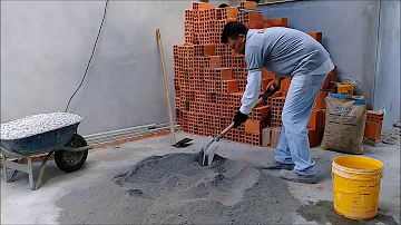Como se faz um traço de cimento?