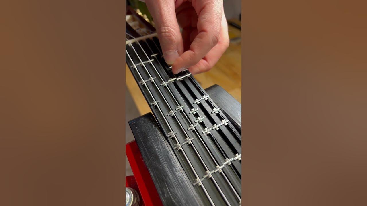 Introducing our NEW guitar - Adjustable Microtonal Guitar V2.0 - YouTube