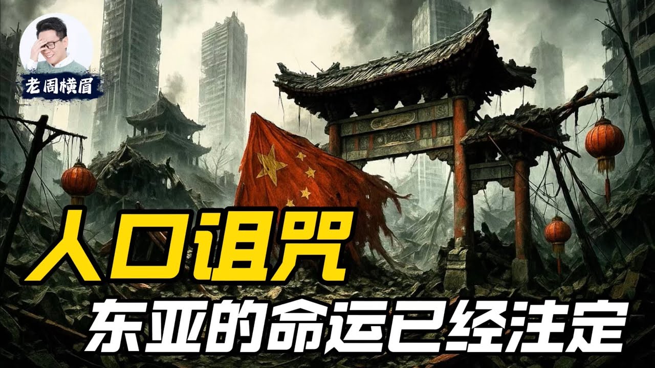 东亚的崩塌：这是一场无声的雪崩，不是战争、不是瘟疫，而是子宫的沉默。| 人口危机 | 低生育率 | 人口老龄化 | 中国人口 | 少子化 | 不婚主义 | 躺平 | 内卷 | 老周横眉
