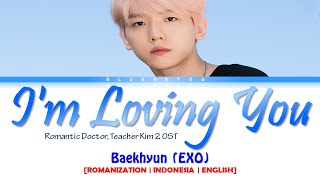 BAEKHYUN (백현) EXO - 'I'm Loving You' (Romantic Doctor 2 OST) LYRICS [Color Coded SUB ROM/INDO/ENG]