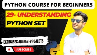 29.Creating and Manipulating Sets in Python