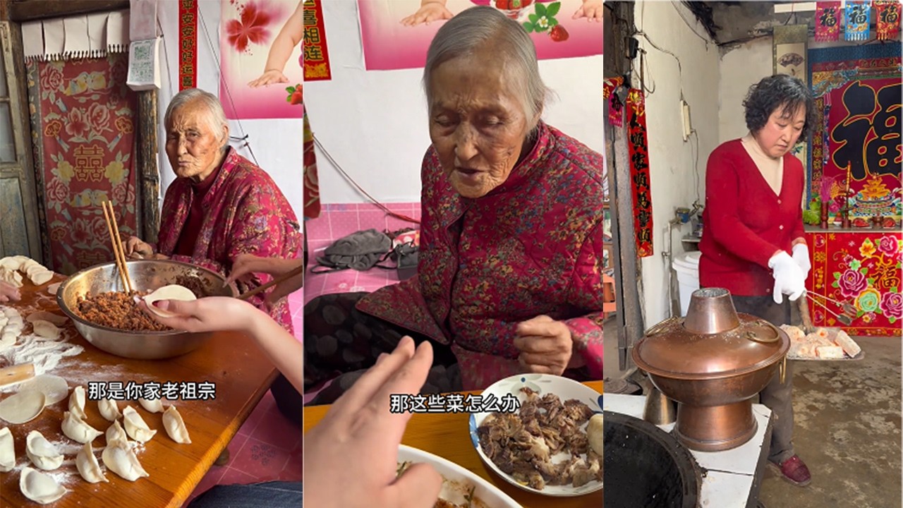 【八零徐姥姥】鄉村飯桌上的 「隱藏款」：醃菜配稀飯，簡單卻比大餐還香#搞笑 #家庭菜 #food #美食做法 #农村生活