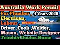 How to get Australia Work Permit from India 2020!! How to apply Australia subclass 482 Visa