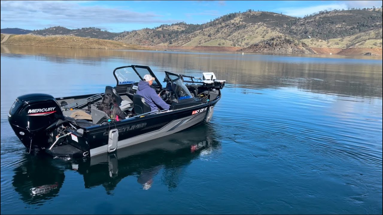 Lake McClure late December bass fishing