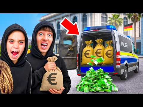 WIR ÜBERFALLEN einen GELD TRANSPORTER! 😱 (erwischt)