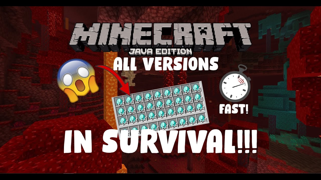 HOW TO GET UNLIMITED DIAMONDS IN SURVIVAL MINECRAFT !!! 1.17+ - YouTube